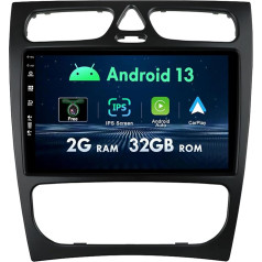MISONDA 9 Inch Android Car Radio for Mercedes Benz C Class W203 C200 C320 C350 CLK W209 (2002-2005) Camera GPS BT Carplay DAB SWC - 2G + 32G