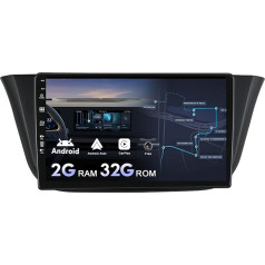 MISONDA 2 Din 9 Inch IPS Android Car Radio for Fiat Iveco Daily VI (2014-2021), Multimedia Video Player with Carplay, Android Car, WIFI, SWC, EQ, RDS, FM, GPS Camera, 2GB+32GB