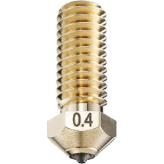 DUROZZLE Diamond PCD Nozzle 0.4mm for QIDI X-Max3 / X-Smart3 / X-Plus3 3D Printer Hardened High Precision (QIDI, 0.4mm)