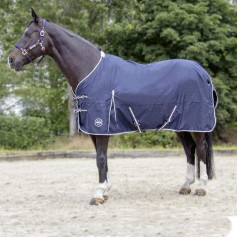 HKM Horse Field Fly Rug 34 Complete Light Pink Red blue dark blue Size:Rückenlänge 135 cm