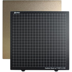 BCZAMD 3D Printer Accessories - 430 x 430 mm Printing Plate - Cobra 2 Max Neptune 4 Max Print Bed: Coating Textured PEI with Smooth PET CF Surface Flex Spring Steel Sheet for Filament 1.75 mm Platform