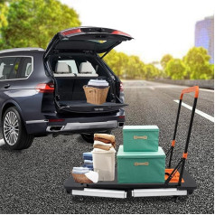 7-in-1 Multifunctional Workbench, Folding Work Table, Garage Work Table, Work Platform, Mobile Rolling Board, Workbench, Handcart Platform, Foldable, Household, Large DIY Workplace
