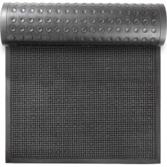 ANRO Rubber Mat Doormat Rubber Rug with Border – Dirt Mat – Drip Mat with Rubber Fingers/Nubs 90 x 180 cm