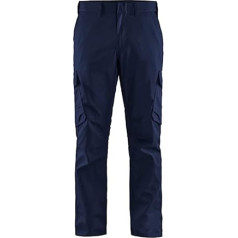 Blaklader 144418328985C158 Industrial Stretch Work Trousers, Navy/Cornflower, Size C158