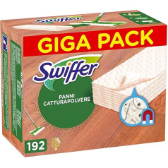 Swiffer - Home Vacuum Cleaner Microfibre Dry Wipes - 192 Pieces