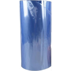 TSALON PVC Shrink Film, Transparent, Membrane, Plastic, Cosmetics, Bookbox, Shoes, Packaging, Canister, Heat Shrink Tubing, Transparent Cylinder (Color : 60cm Width, Size : 100 Metres)