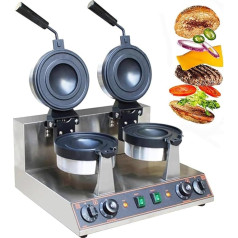 Eis-Burger-Maker B, elektrischer Hamburger, kommerzieller Hamburger, antihaftbeschichtete Eis-Hamburger-Maschine, manuelle Hamburgerpresse