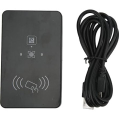 2-in-1 Barcode QR Code RFID Reader, Sensitive Fast Scan Speed, Intelligent Access Control Reader for Home Office Building