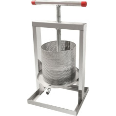 Manual Honey Press Extractor Household Stainless Steel Honey Press Wax for Beekeeping Agriculture Beekeeping Tool, 8L