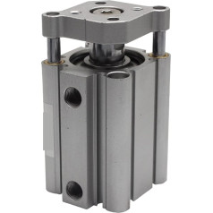 Pneumatik-Luftzylinder, Doppeltwirkende Führungsstange Kompakte Luftpneumatikzylinder-Eingebauter Magnet CDQMB 40 50 63 Bohrung 40 50 63mm Hub 5-100mm CQMB40 50. für automatische Ausrüstung(10mm strok