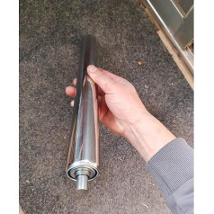 tragrollen förderband 2 3 5 7 9 Stück langlebige Industrierollen aus Stahl, Ersatz-Schwerkraft-Förderrollen für Heimwerkerprojekte, Lager- und Versandabteilungen, nicht angetriebene Rolle(9pcs Dia 1.5