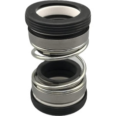 Mechanical Seals Series 202 Suitable for 12 14 15 16 17-95 mm Outer Diameter Shaft Double Sided Water Pump Mechanical Shaft Seal Unbalanced Single Spring ( Color : WC-WC-FKM , Size : 95mm )