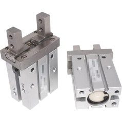 CALSUP Pneumatik-Luftzylinder, Luftpneumatische Parallelgreifer-Flache Finger-Finger MHZ2-6D3 10D3 16D3 20D3 25D3 32D3 MHz2-40D3 für automatische Ausrüstung(MHZ2-16D3)