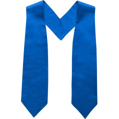 TopTie Graduation Stole Unisex Adult Graduation Stole Graduation Accessories 58 Inches Blue, blue