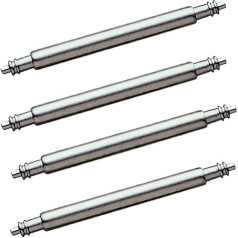 4 Pcs 18 mm Eichmüller Premium Stainless Steel Spring Bars 1.5 mm Diameter for Watches, Bangles
