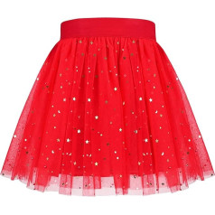 Girls Skirt Navy Blue Pearl Stars Sparkling Tutu Dance Size 98-146