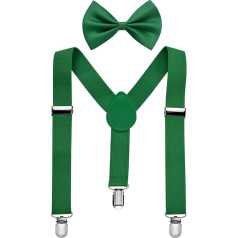 Miobo Unisex Kids Bow Tie Braces - Stylish and Practical with Three Clips