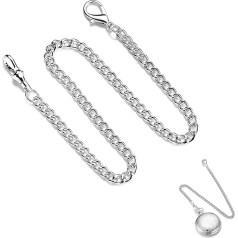 Pocket Watch Chain, Pocket Watch Chain with Lobster Buckle, Metal Pocket Watch Chain, Vest Chain, Watch Chain Link, Pocket Watch Chain for Men and Women, Watch Chain Classic Pocket Watch Accessories,