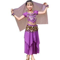 Astage Girls' Elegant Dress Belly Dance Indian Costumes Halloween Carnival Costumes
