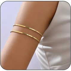 Hebterrka Minimalist bangle, layered bracelet, upper bangle, open bracelet, elegant cuff bangle, round bangle, stackable jewellery