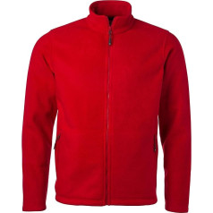 James & Nicholson Men's Microfleece Jacket - Classic Cut Jacket Made from Pilling Free Microfleece