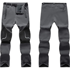 Fulidngzg Men's Rain Clothing, Cycling Trousers, Rain Trousers, Camping Hiking Trousers, Bicycle Motorcycle Cycling Trousers, Outdoor Trousers, Large Sizes, Long, Waterproof, Breathable, Windproof,
