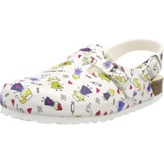 Wörishofer, Weeger Organic Health Clog with Heel Strap - White - 36 EU