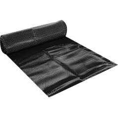 Pondlife Solar Foil Black Square 400µ 2 x 3 m Nub Film Pool Cover Can Be Cut to Size Pool Heating Heat Tarpaulin