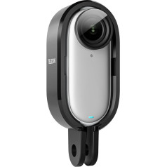 TELESIN Tripod Adapter for Insta360 GO 3 Action Camera, Plastic Frame, Protective Mounting Case, Compatible with Insta360 Accessories