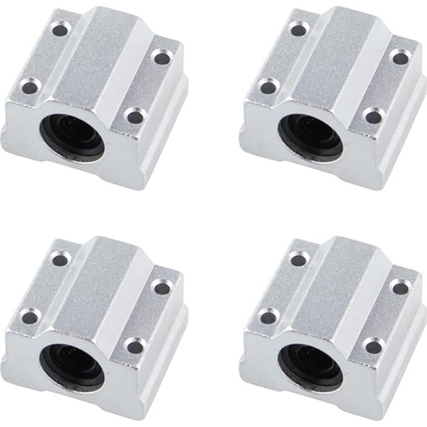 4-teiliger Linearführungsschieber, Lagerschieber, verwendet for Heimwerkerprojekte, CNC, 3D-Druck(SCS25UU)