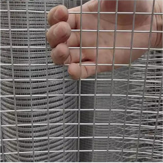 304 Edelstahl-Hardware-Gewebe, Edelstahl-Drahtgeflecht-Sieb, 2 5 Geflügelzuchtnetz, Balkontreppenzaun DIY-Dekorationsnetz (1,5 X 25