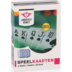 Longfield kartes 100% plastmasa 4 indeksi
