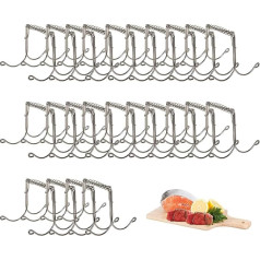 Roulade Clips Made of Stainless Steel, Reusable, Set of 24, Roulade Clips as a Perfect Alternative to Roulade Needles or Roulade Skewers