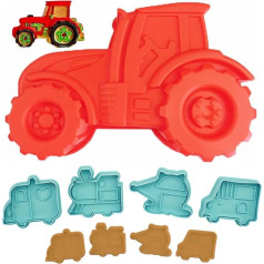 NC Taizer Tractor Car Mould Silicone Mould Cake Mould for Baking Children's Birthday Silicone Moulds 3D Motif Mould Silicone Tractor for Cake Ice Chocolate Bread Dessert Pudding htljdgmj-23