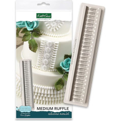 Medium Ruffle Silicone Mould for Cake Decorating, Cupcakes, Sugarcraft and Candies, Food Safe