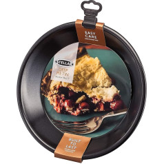 Stellar Deep Pie Tin, 24 x 3cm, Black, 20 x 30 x 25 cm