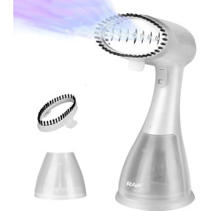 Oskuglin Handheld Steamer, Portable 1500W Iron for Home, Office and Travel, Removable 300ml Water Tank, Fast Heating Travel Steamer, White