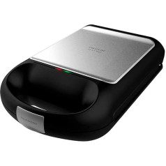 Cecotec Rock'nToast Family 4 Stainless Steel Sandwich Maker, 1500 W Power and Non-Stick Coating.