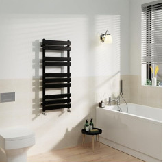 1000mm x 450mm Towel Rail for Bathroom Kitchen Black