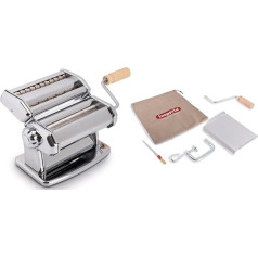 Imperia IPASTA Gourmet Line. Pasta Machine for Rough Pasta. 100% Made in Italy. Fresh Pasta Machine Made of Stainless Steel Dough Machine Creates Rough for Dough Sheets, Lasagnetes, Fettuccine.