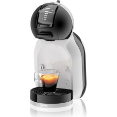 NESCAFÉ Dolce Gusto by De'Longhi Mini Me EDG155.BG Pod Coffee Machine and Other Automaic Drinks-Black & Artic Grey, Plastic, 1460 W, Black and Arctic Grey