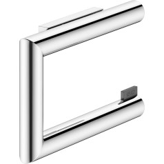KEUCO Metal Toilet Roll Holder Chrome Open Shape Toilet Roll Holder Bathroom Guest Toilet Roll Holder Concealed Fixing Reva