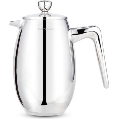 Easyworkz Nando French Press 350 ml Coffee Maker French Press, Double-Walled, Insulated, Thermal Coffee Machine, 304 Stainless Steel