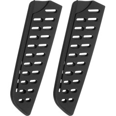 Pack of 2 Knife Covers, Blade Edge Protector for 5 Inch Santoku Knives, Blade Edge Protection, Universal Knife Sheath for the Kitchen, Black