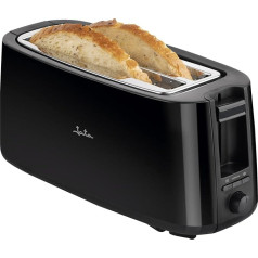 JATA JETT1585 Toaster for 2 Long Slices (25 x 3 cm) 7 Browning Levels Defrost Function and Warming Function Automatic Centring Crumb Drawer