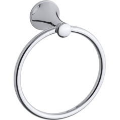 KOHLER K-13435-CP Coralais Towel Ring, Polished Chrome