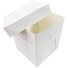 5 x Tall Cake Boxes Extra Deep Ideal for High Celebrations, Weddings, Birthday Cakes in Various Sizes (8