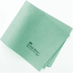 3M Scotch-Brite DUETTGN Scotch-Brite Microfibre Micro Duet Cleaning Cloth, Green (Pack of 5)