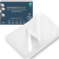 Mattress Protector 90 x 190 cm - Oeko-Tex Certified Waterproof Mattress Topper Incontinence Pad Washable Moisture Protection Breathable (90 x 190 cm)