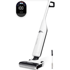 roborock Flexi Lite Wet/Dry Vacuum Cleaner with Suction Power of 17,000 Pa, FlatReach™, Self-Cleaning and Drying Roller, DirTect™ Self-Cleaning, LED Display and Voice Output